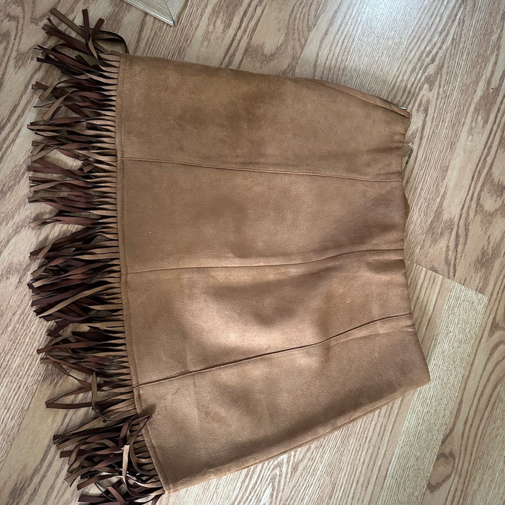 Jealous Tomato suede Mini Skirt